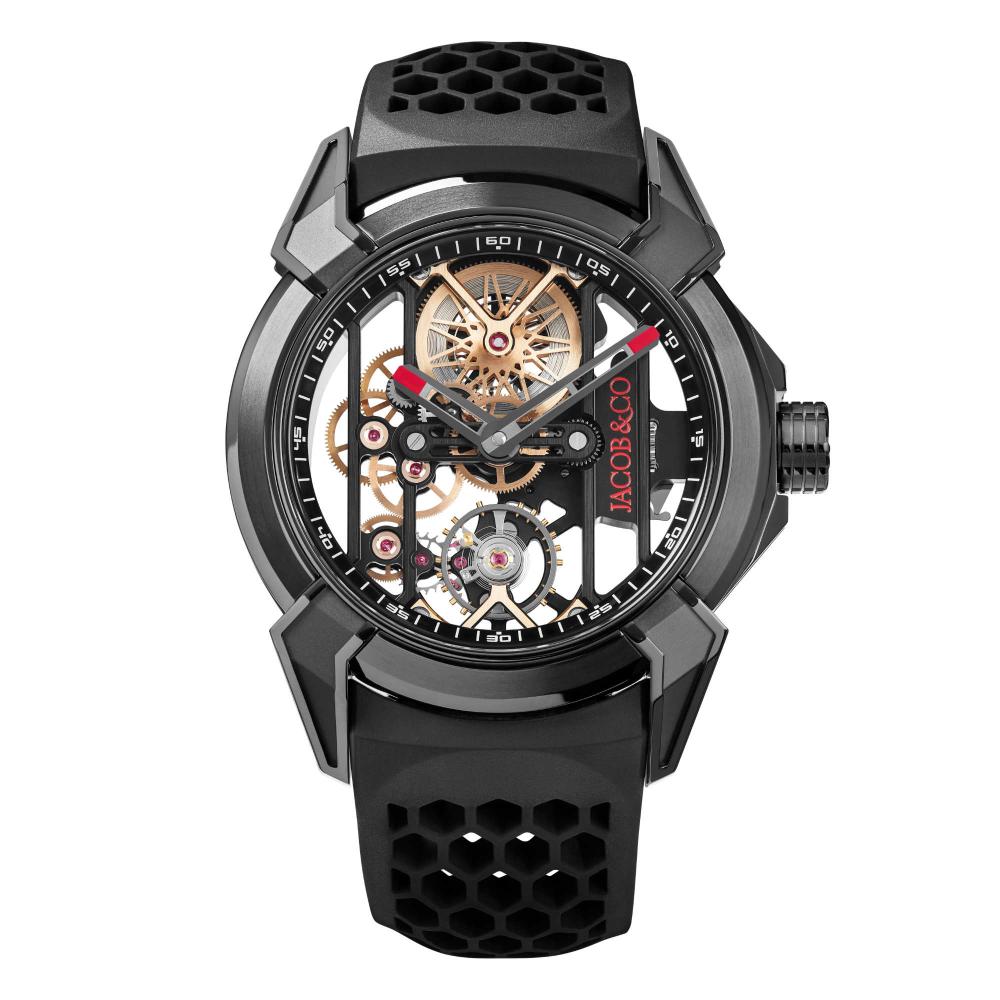Jacob&Co EPIC X SKELETON BLACK TITANIUM - EX110.21.AA.AF.ABRUA