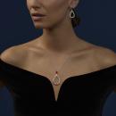 Chopard L'Heure Du Diamant Drop Anhänger mit Halskette - Bild 5