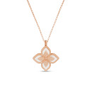 Roberto Coin Princess Flower Anhänger mit Halskette - Bild 2