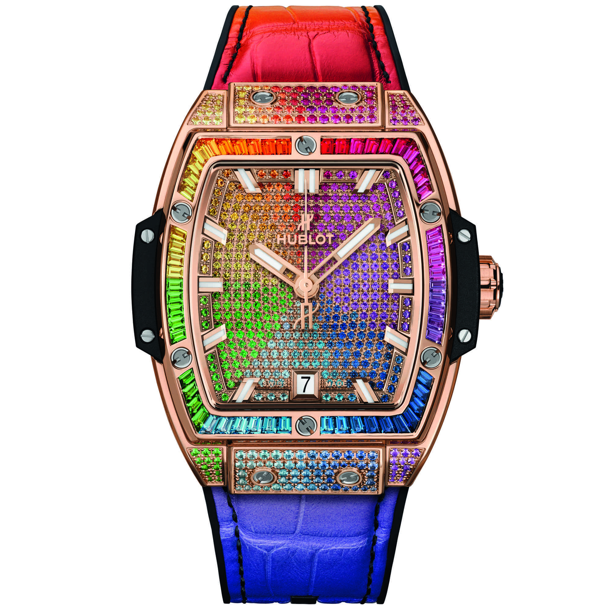 Hublot Spirit of Big Bang King Gold Rainbow Cabochon