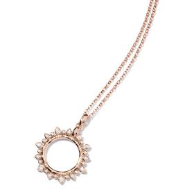 Roségold, Halsschmuck, Tamara Comolli GYPSY Classic Sun large Halsketten-Set mit Diamanten S-G-Cl-l-B2rg90