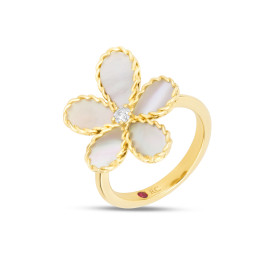 Gelbgold, Ringe, Roberto Coin Jasmine Ring ADV777RI3646_Y