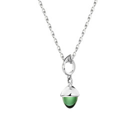         Weißgold, Halsschmuck, Tamara Comolli MIKADO Flamenco Anhänger mit Turmalin P-MFL-TuGr-wg