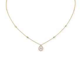 Gelbgold, Halsschmuck, Messika Joy Diamant Poire Collier 05224-YG