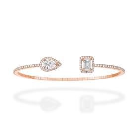Roségold, Armschmuck, Messika My Twin Toi & Moi Skinny Armreif 06161-PG