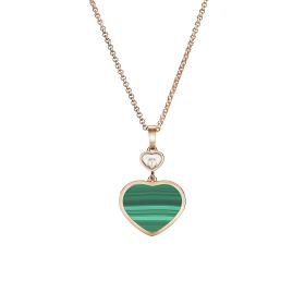 Roségold, Halsschmuck, Chopard Happy Hearts Anhänger 797482-5151
