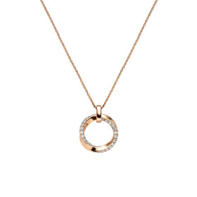 Roségold, Halsschmuck, Leo Wittwer Panta rhei® Anhänger 21-1013673-1000