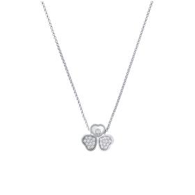Weißgold, Halsschmuck, Chopard Happy Hearts Wings Halskette 81A083-1911