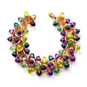 Roségold, Armschmuck, Tamara Comolli MIKADO Armband Flamenco in 'Aurora' B-MFL-Aur-rg