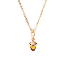 Roségold, Halsschmuck, Tamara Comolli MiniMIKADO Anhänger mit Citrin P-mMC-Cit-rg