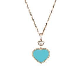 Roségold, Halsschmuck, Chopard Happy Hearts Anhänger 797482-5401