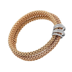         Roségold, Armschmuck, FOPE Solo Flex'it Armband 65106BX_PB_R_XBX_00S