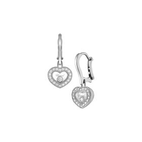 Weißgold, Ohrringe, Chopard Happy Diamonds Icons Ohrhänger 83A054-1401