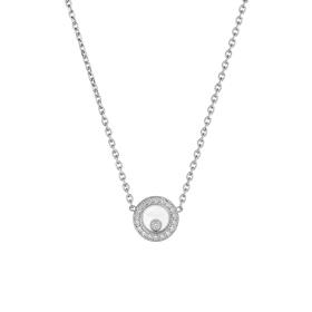 Weißgold, Halsschmuck, Chopard Happy Diamonds Icons Halskette 81A017-1201