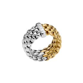         Gelbgold &amp; Weißgold, Ringe, FOPE Essentials Flex'it Ring 07E04AX_XX_2_XBX_0XS