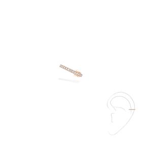 Roségold, Ohrringe, Messika Einzelner Gatsby Ohrclip mittleres Ohr 10031-PG