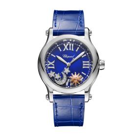 Damenuhr, Chopard Happy Sport Sun, Moon and Stars 278559-3011