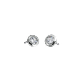 Weißgold, Ohrringe, Heinz Mayer Solitairohrstecker 0.50 ct. O510