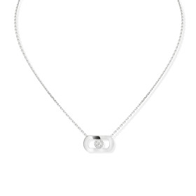Weißgold, Halsschmuck, Messika So Move Diamantkette, Ref: 12944-WG
