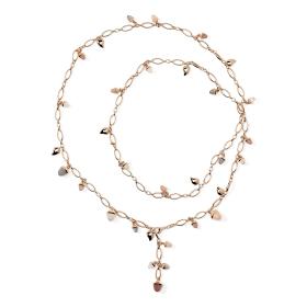 Roségold, Halsschmuck, Tamara Comolli Langes MIKADO Collier Cashmere N-M-100-Cas-p-rg