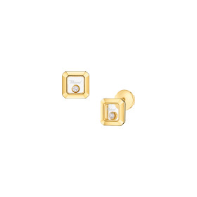 Gelbgold, Ohrringe, Chopard Happy Diamonds Icons Ohrstecker 83A114-0001