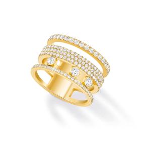 Gelbgold, Ringe, Messika Move Romane GM Pavée Ring 07205-YG