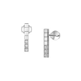 Weißgold, Ohrringe, Chopard Ice Cube Ohrstecker 837702-1002
