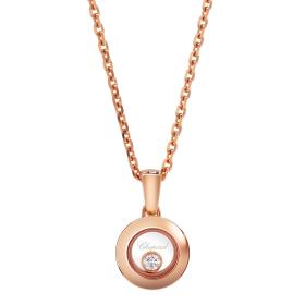 Roségold, Halsschmuck, Chopard Happy Diamonds Icons Anhänger 79A017-5001
