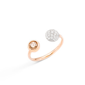 Roségold, Ringe, Pomellato Sabbia Ring, Ref: PAC3050O7WHRDB0BR