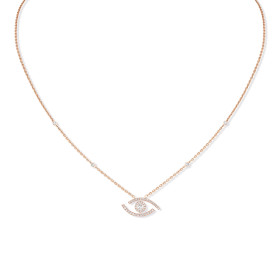         Roségold, Halsschmuck, Messika Lucky Eye Halskette 07525-PG
