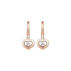 Roségold, Ohrringe, Chopard Happy Diamonds Ohrhänger 83A054-5301