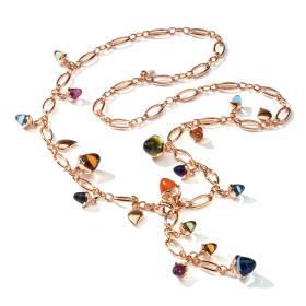 Roségold, Halsschmuck, Tamara Comolli MIKADO Kette Candy N-M-56-Can-rg