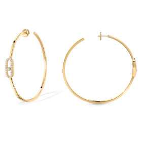 Gelbgold, Ohrringe, Messika Move Uno Creolen , Ref: 12468-YG