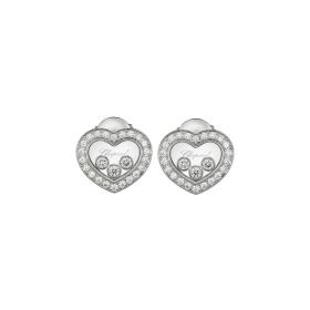 Weißgold, Ohrringe, Chopard Happy Diamonds Icons Ohrstecker 83A611-1201