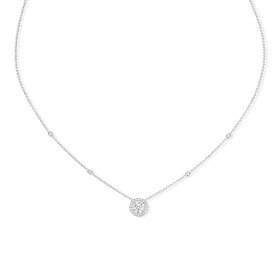         Weißgold, Halsschmuck, Messika Joy Solitär-Diamant Halskette 04281-WG