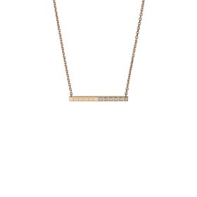 Roségold, Halsschmuck, Chopard Ice Cube Halskette 817702-5002