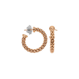 Roségold, Ohrringe, FOPE Essentials Creolen, Ref: 01E06OX_XX_R_XXX_000