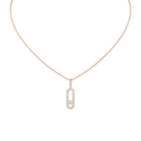         Roségold, Halsschmuck, Messika Move Uno GM Kette  12058-PG