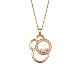 Roségold, Halsschmuck, Chopard Happy Dreams Anhänger mit Kette 799769-5002