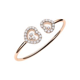 Roségold, Armschmuck, Chopard Happy Diamonds Icons Joaillerie Armreif 85A615-5000