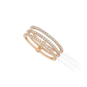 Roségold, Ringe, Messika Gatsby 3 Rows Ring 05439-PG