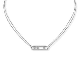        Weißgold, Halsschmuck, Messika Move Classique Halskette 03997-WG