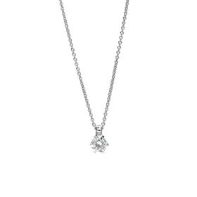 Gold, Halsschmuck, Heinz Mayer Solitaircollier 0.10ct A3751
