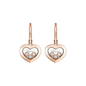 Roségold, Ohrringe, Chopard Happy Diamonds Ohrhänger 83A611-5301