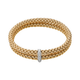         Gelbgold, Armschmuck, FOPE Solo Flex'it Armband 52906BX_BB_G_XBX_0XS