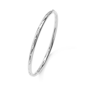 Weißgold, Armschmuck, Tamara Comolli SIGNATURE Armreif mit Diamant-Pavé, Ref: BA-SIG-p-17-wg