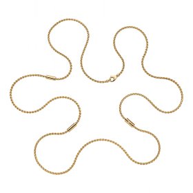 Gelbgold, Halsschmuck, FOPE Aria lange Halskette 89203CX_BB_G_GGG_090