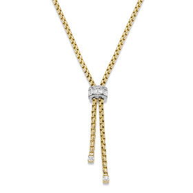         Gelbgold, Halsschmuck, Leo Wittwer Candlelight Collier 31-1036974-1000