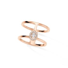 Roségold, Ringe, Messika Glam'azone 2 Rows Ring 06173-PG