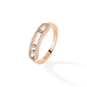 Roségold, Ringe, Messika Baby Move Classique Pavé Ring 04683-PG